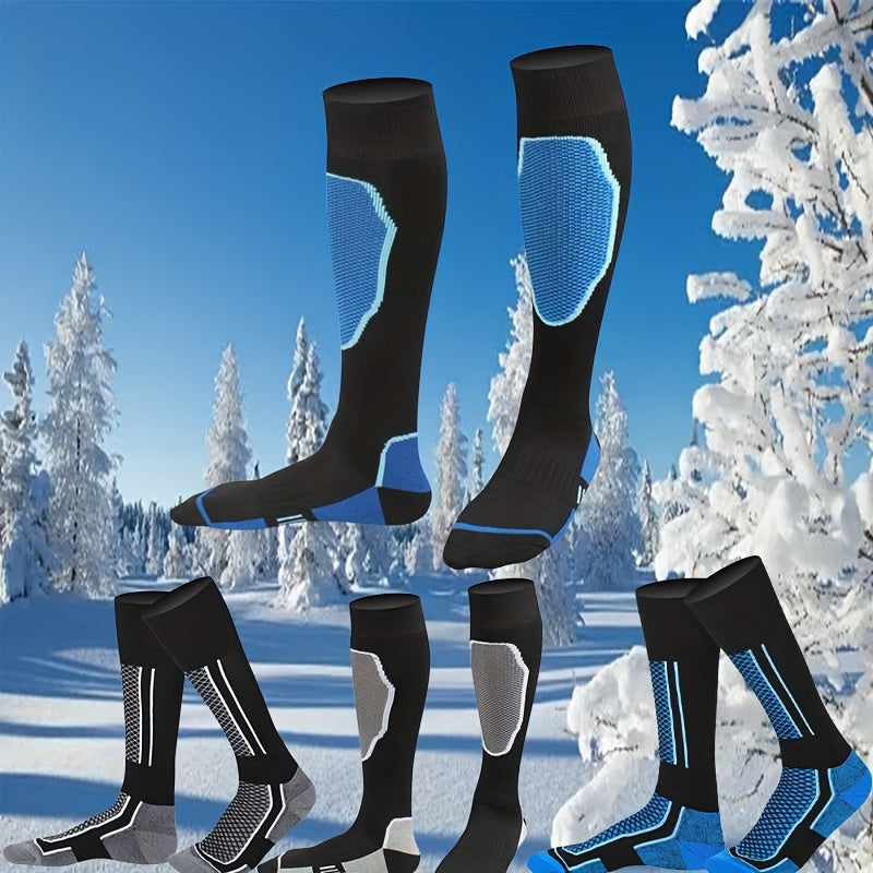 Winter Ski Socks Knee High for Skiing & Mountaineering