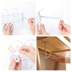 Cable Management Basket for Desk Power Cords
