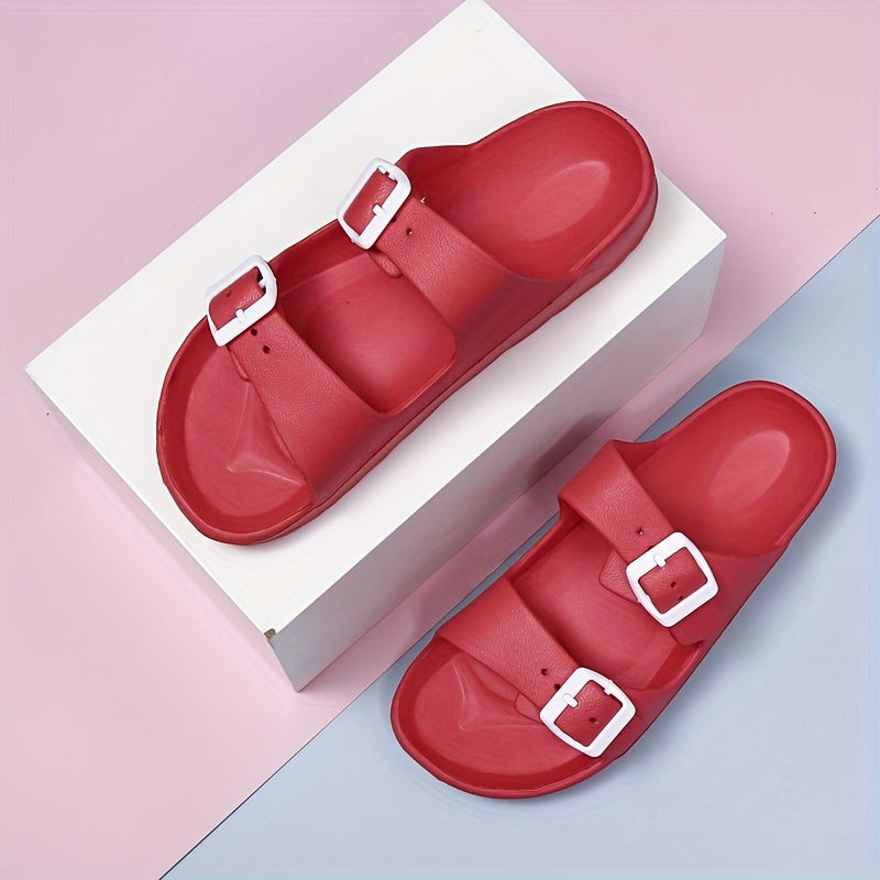 Women's Flat Slide Sandals Open Toe Sports Slippers
