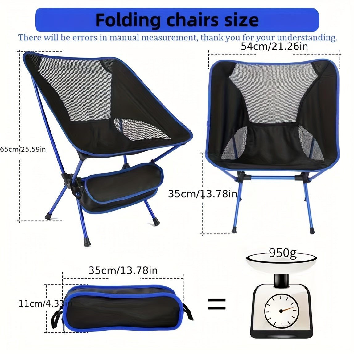 Detachable Portable Folding Moon Chair For Outdoor Camping