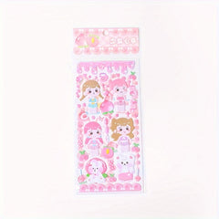 Cartoon 3D Dress Up Foam Stickers