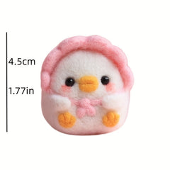 Wool Felt Duck DIY Material Package - Creative Gift or Ornament Pendant