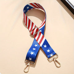 Adjustable Strap American Flag Shoulder Bag