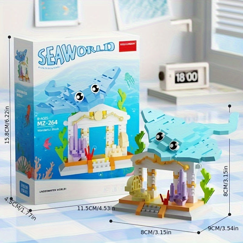 Devilfish Ocean Animal Model DIY Puzzle Educational Toy