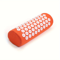 Orange Yoga Acupressure Massage Mat & Pillow Set for Muscle Relaxation