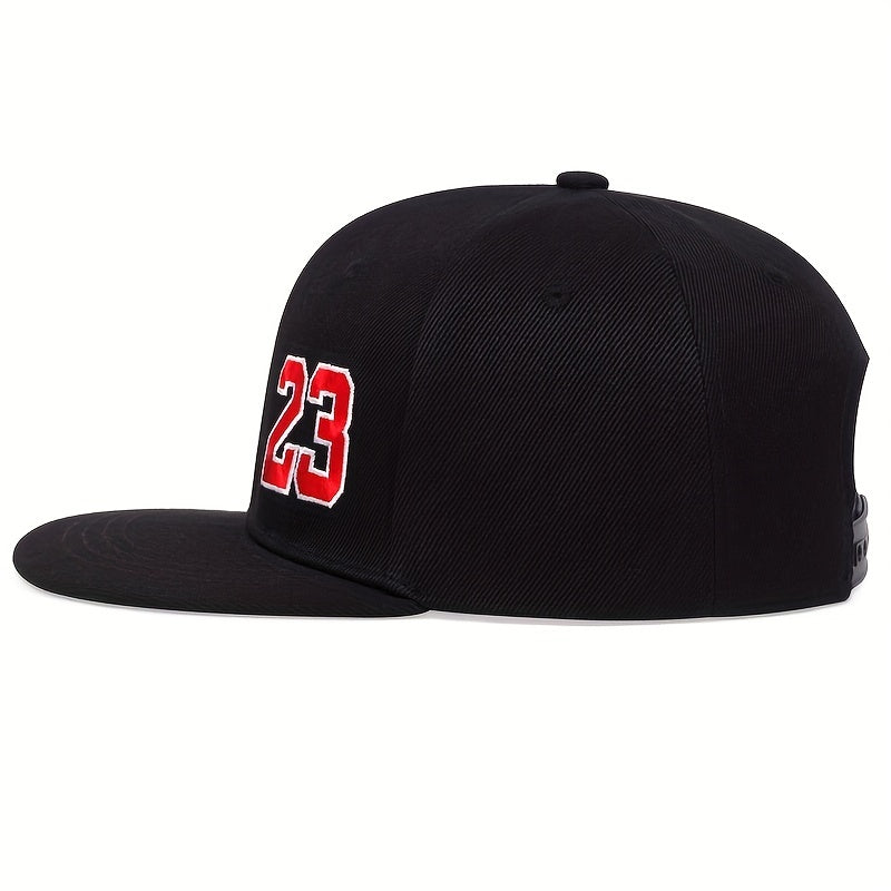 Men's 23 Embroidered Baseball Cap Sports Hip Hop Cap Outdoor Sun Hat