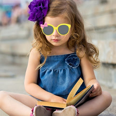 Kids Cartoon Bow Polarized Sunglasses for Outdoor Activities