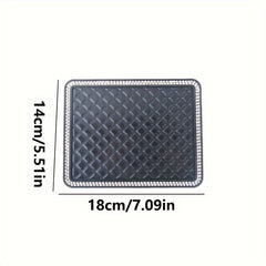 1pc Car Rhinestone Non-slip Mat Phone Keychain DIY Decoration