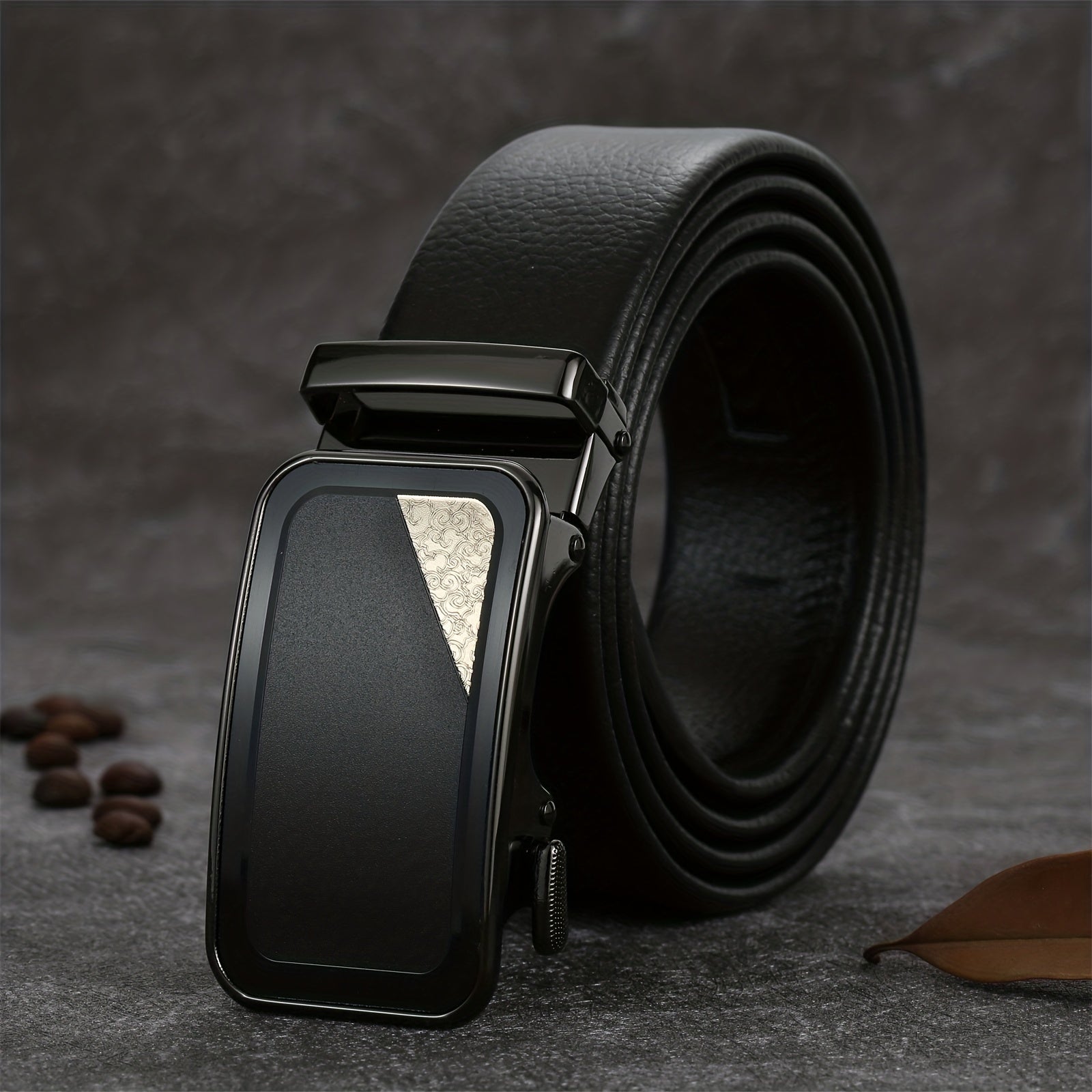 Men's PU Leather Belt with Versatile Design