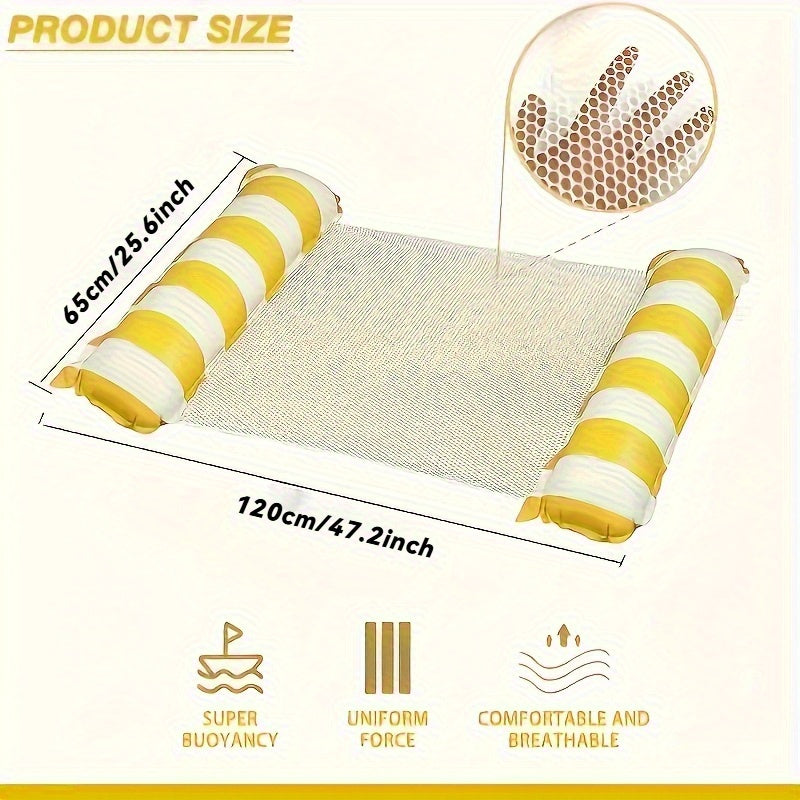 Sequin Gradient Hammock Inflatable Water Float PVC Pool Float