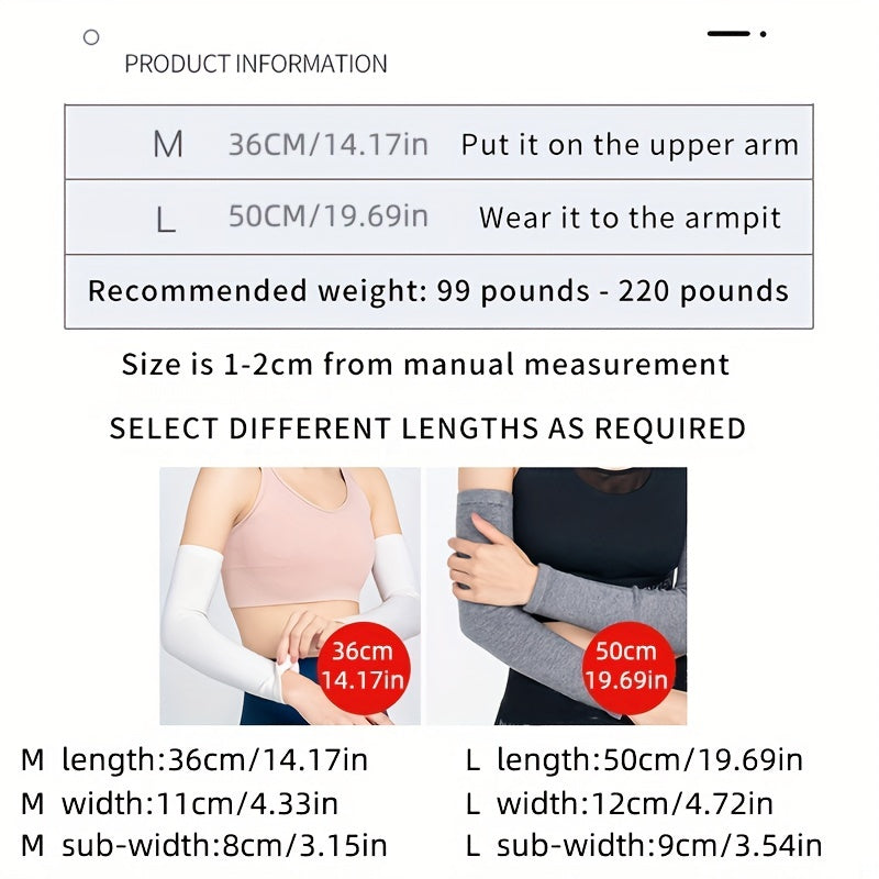 Sun Protection Sports Sleeve Elbow Sleeve for Men & Women