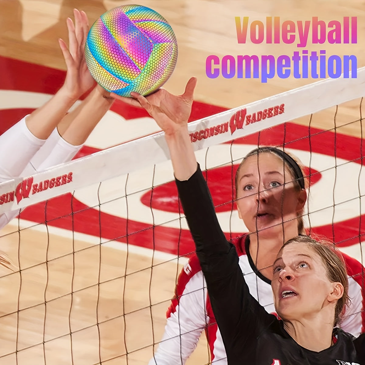 Colorful Reflective Training Volleyball No 5