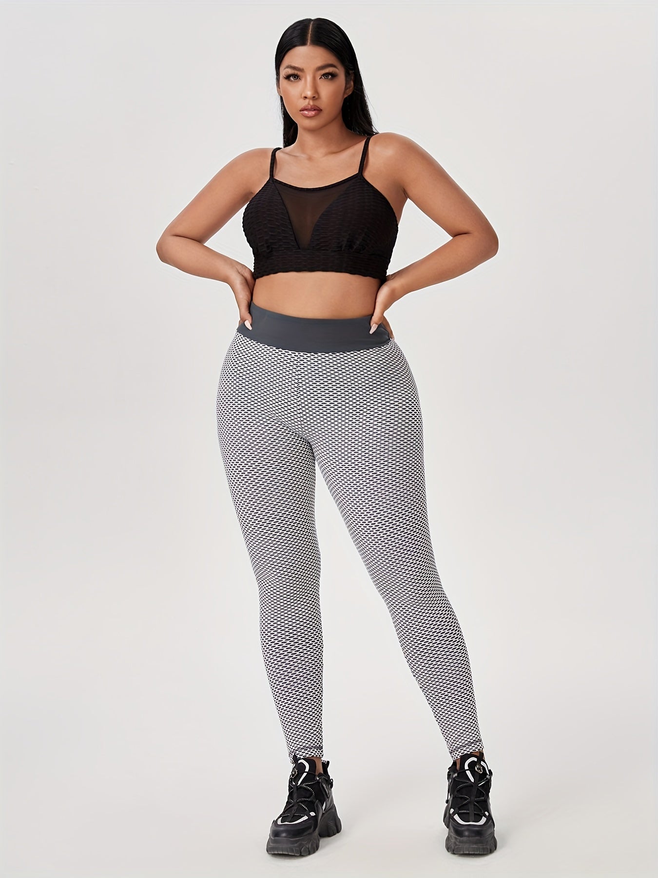 Honeycomb High Rise Skinny Leggings