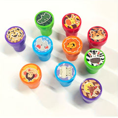Jungle Adventure Wild Animal Stamps Birthday Party Favors