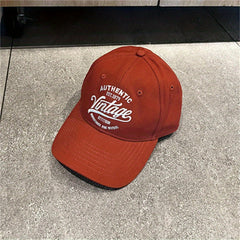 Vintage Letter Embroidery Baseball Cap Hip Hop Sun Hat Adjustable