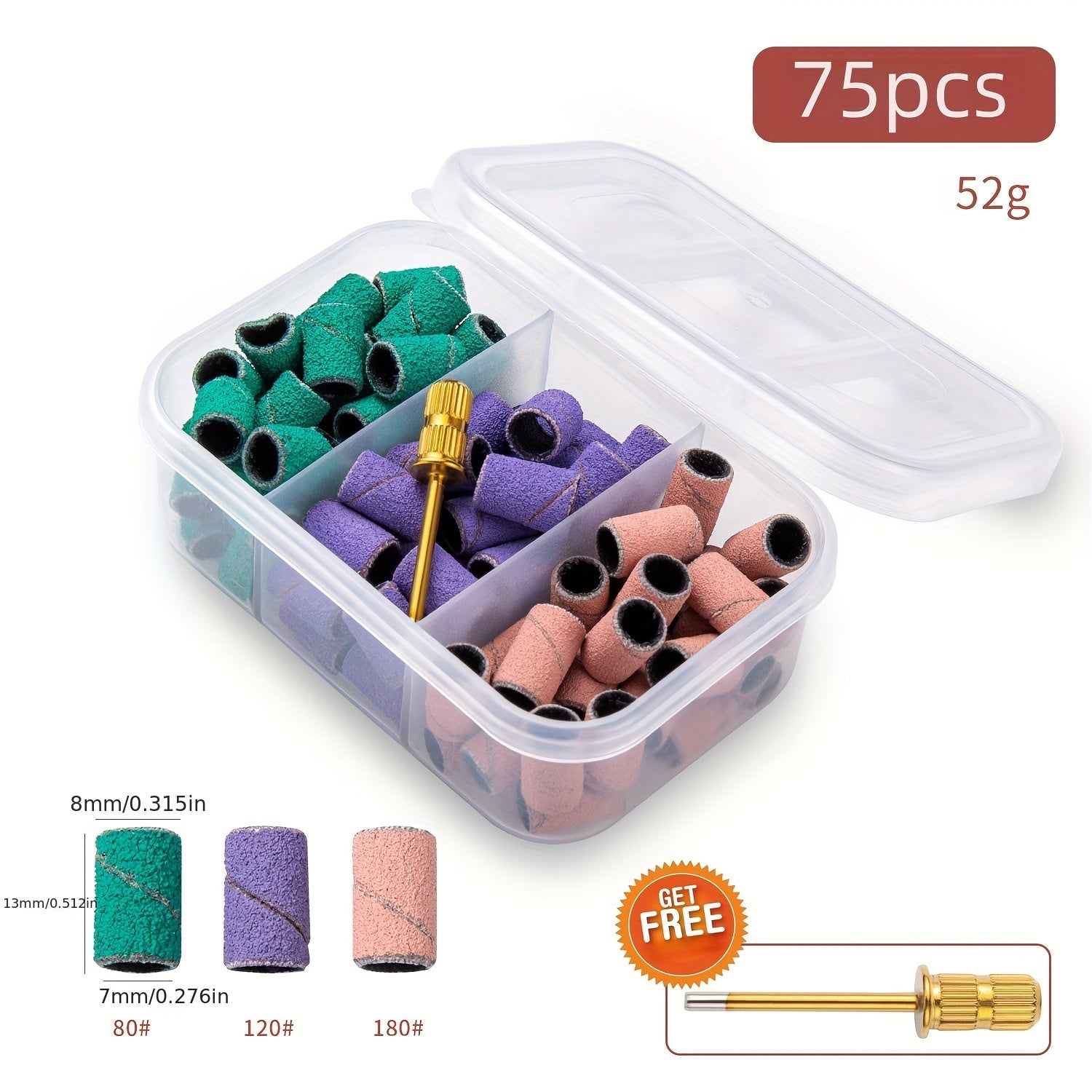 Nail Art Sanding Ring Dead Skin Remover Tool