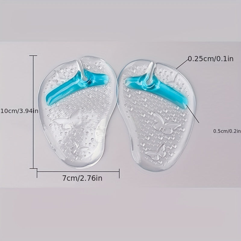 Butterfly Pattern Forefoot Pads Grippers Slippers GEL Slipper Pads Stickers