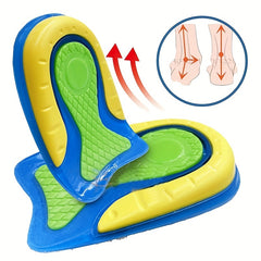 TPE Heightened Insole Height Increase Half Shoes Pad Men Women Soft Silicone Gel