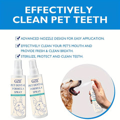Dog Dental Care Spray 100ml Freshens Breath