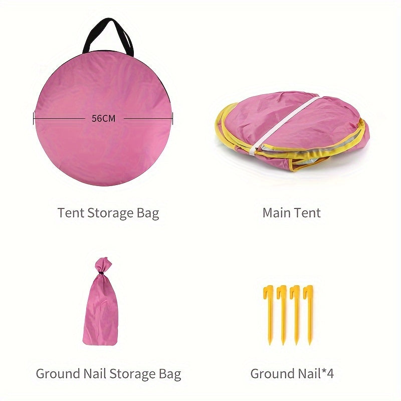Kids Automatic Quick Open UV Protection Tent