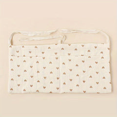 1pc Baby Bed Hanging Bags Newborn Crib Storage Organizer Bag