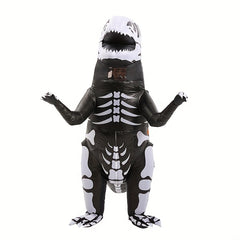Halloween Zombie T-Rex Inflatable Costume for Outdoor Group Activities