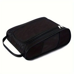 Large Golf Shoe Bag Breathable Portable Zipper Outdoor Sports Shoes Storage Bag