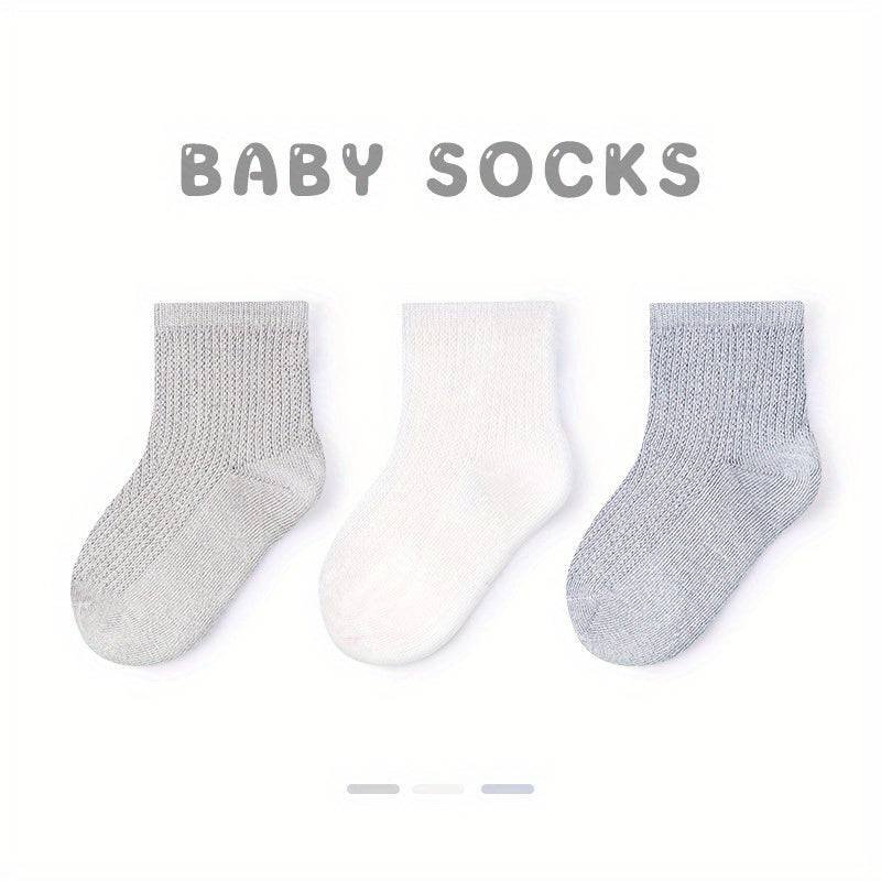 Baby Girls Knit Non Slip Socks Comfortable Sport Short Crew Sock