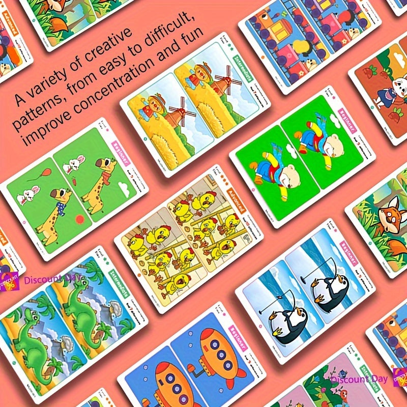 Interactive Spot the Difference Painting Game - Educational Attention Training
