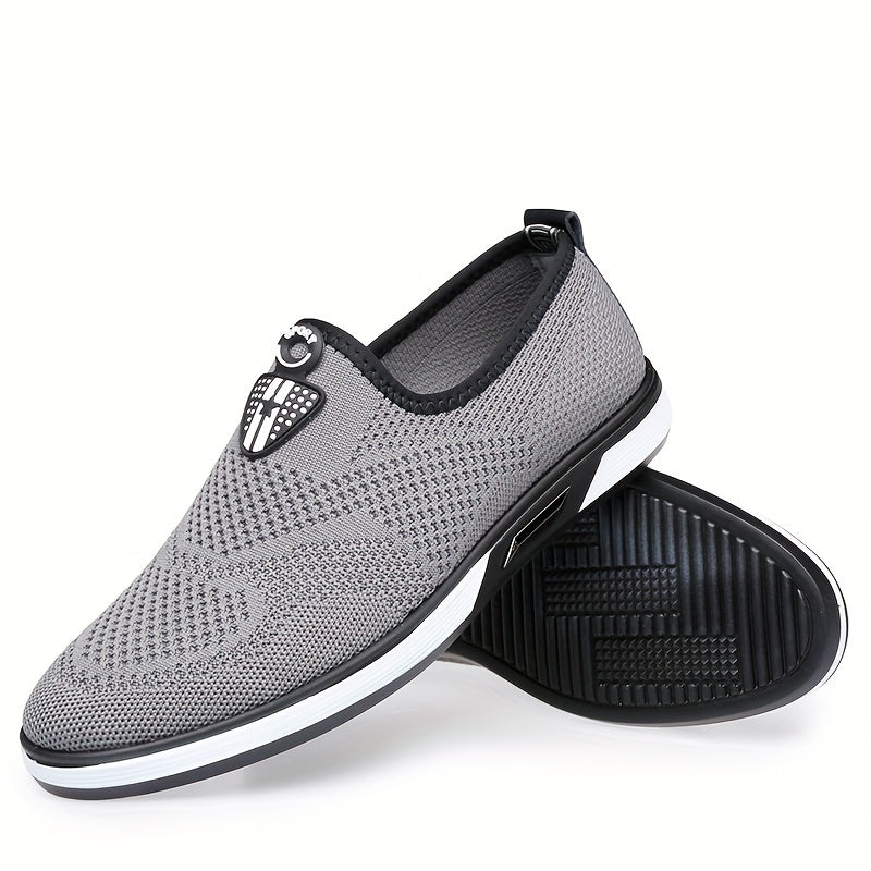 Men's Breathable Mesh Loafer Shoes Non-slip Slip On Sneakers