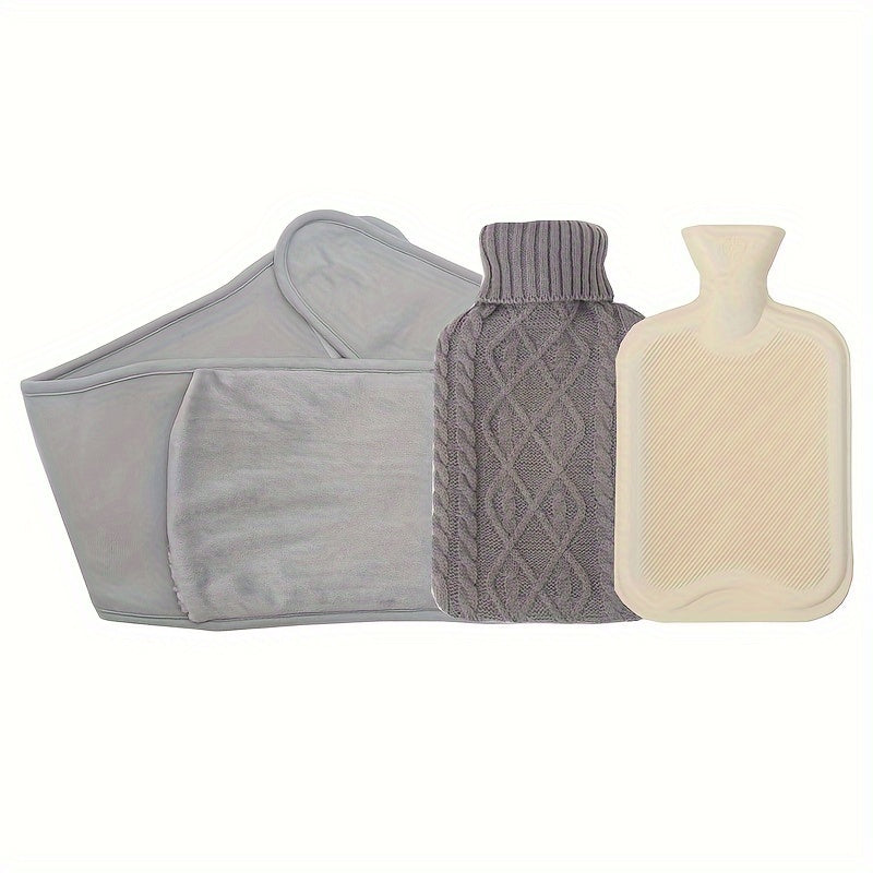 Hot Water Bottle With Knitted Cover Explosion Proof