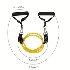 Elastic Latex Pull Rope Resistance Band Body Fitness Yoga Puller