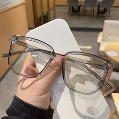 Clear Lens Glasses Mod Square Anti Light Glasses