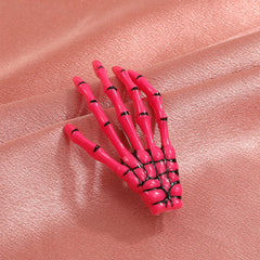 Gothic Skull Hand Bone Hair Clip Blood Skull Hair Clip 1pc