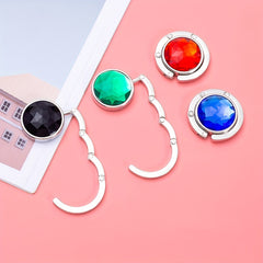 Foldable Handbag Hook Key Ring Table Hook Home Organizer