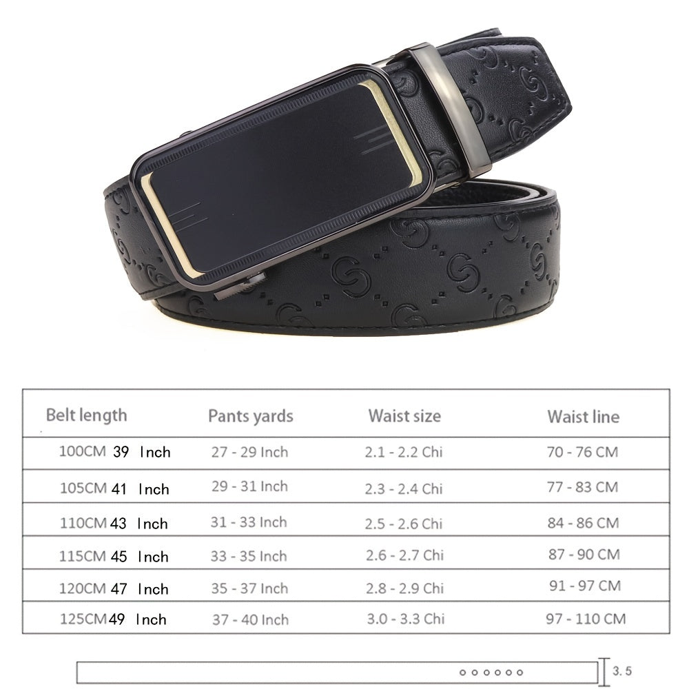 Men's Auto Buckle Belt for Business Working