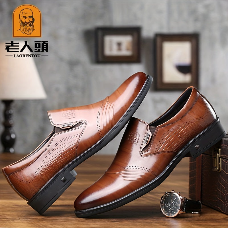 Men's Pointed Toe Oxford Shoes Non Slip Formal Shoes For Wedding
