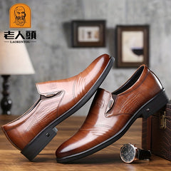 Men's Pointed Toe Oxford Shoes Non Slip Formal Shoes For Wedding