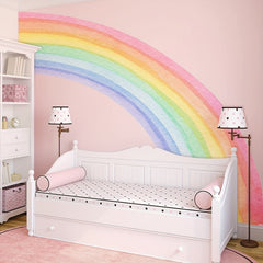 Large Rainbow Wall Sticker Bohemian Wall Decoration