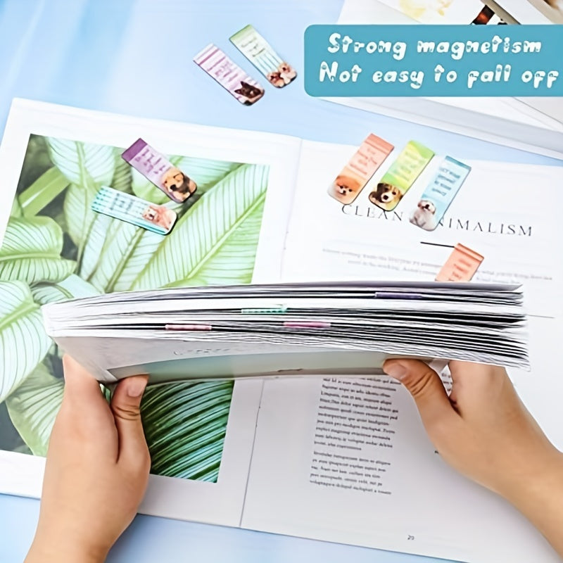 24pcs Magnetic Bookmark Page Marker Inspirational Quote for Students