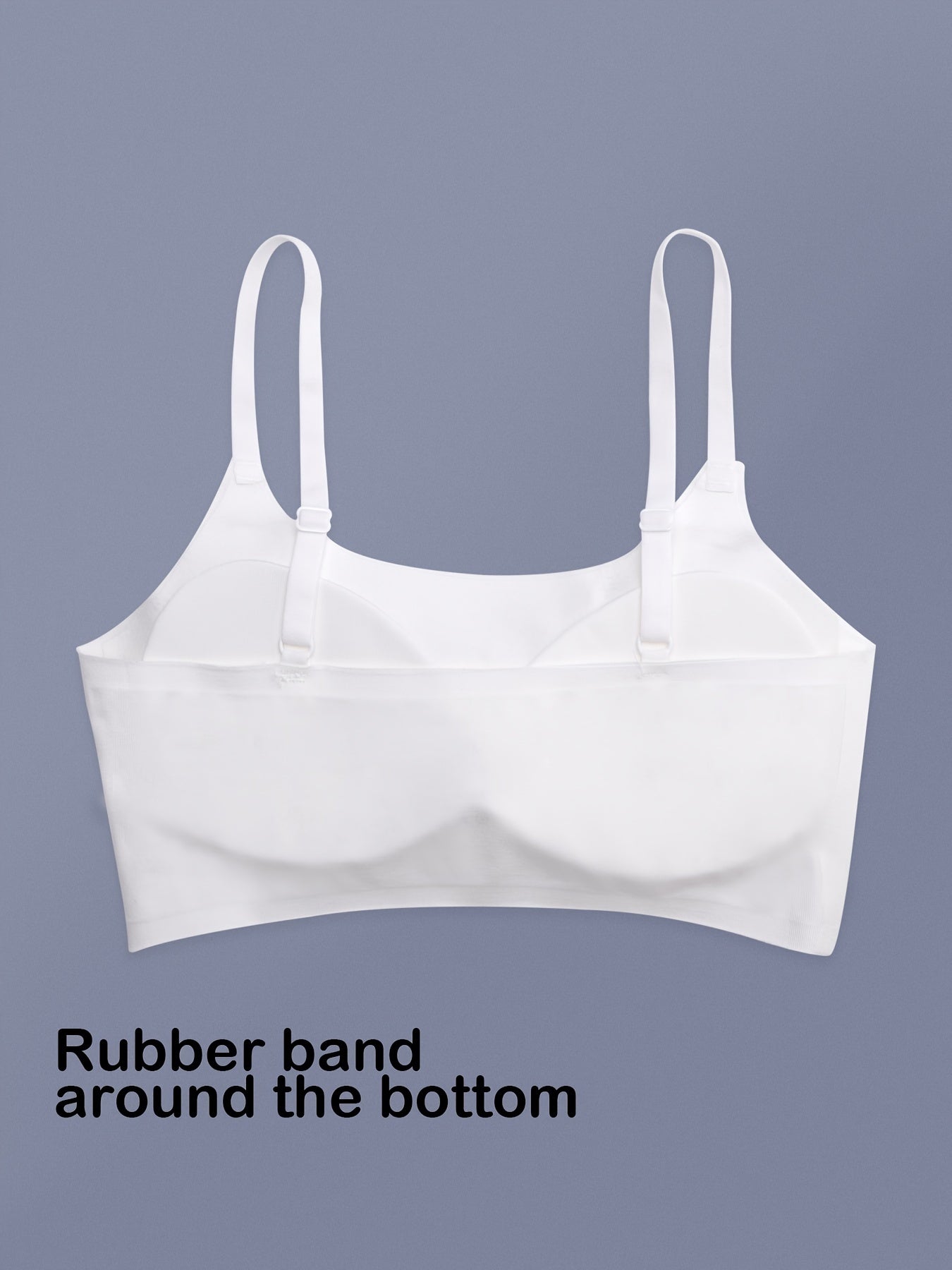 Girls Adjustable Strap Bras Stretch Comfortable Seamless Underwear