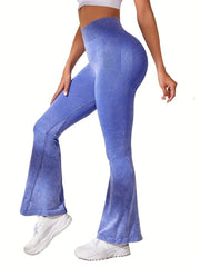 High Stretch Flare Leg Sports Pants Women's Activewear