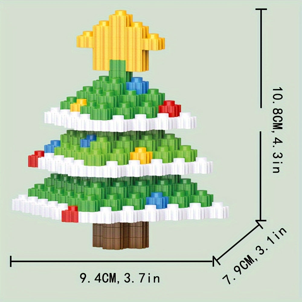 Christmas Tree Model Building Block Toys Birthday Christmas Tree Building Blocks