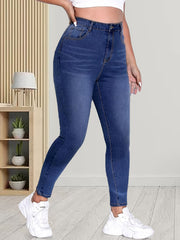 High Rise Stretch Skinny Jeans