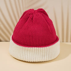 Women's Double Sided Knitted Slouchy Beanie