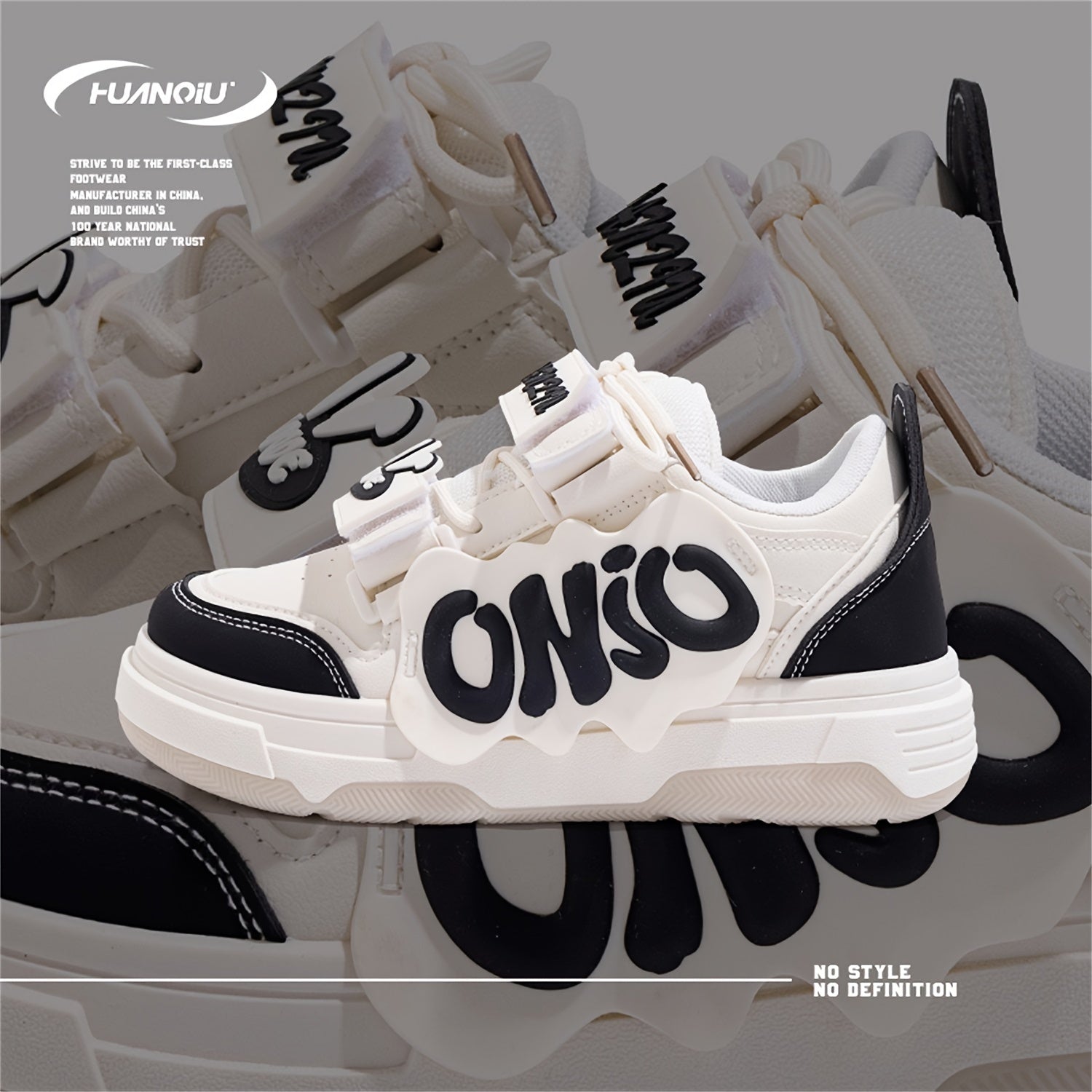 Women's Rabbit & Letter Pattern Skate Shoes Thick Sole Casual Sneakers
