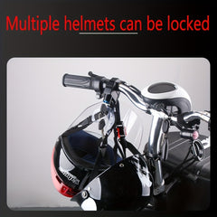 Functional Anti Theft Lock for Motorcycle Helmet