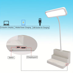 Multifunctional LED Desk Lamp Touch Folding Study Reading Bedside Lamp