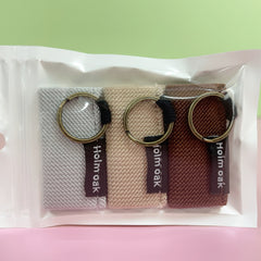 3Pcs 5Pcs Portable Lipstick Storage Bag Mini Key Chain Lipstick Protective Cover