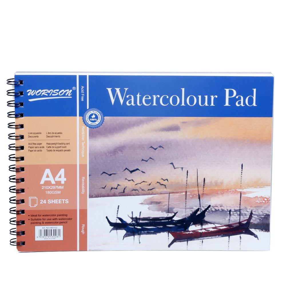 Acidfree A3 A4 A5 180gsm Watercolor Paper Pad